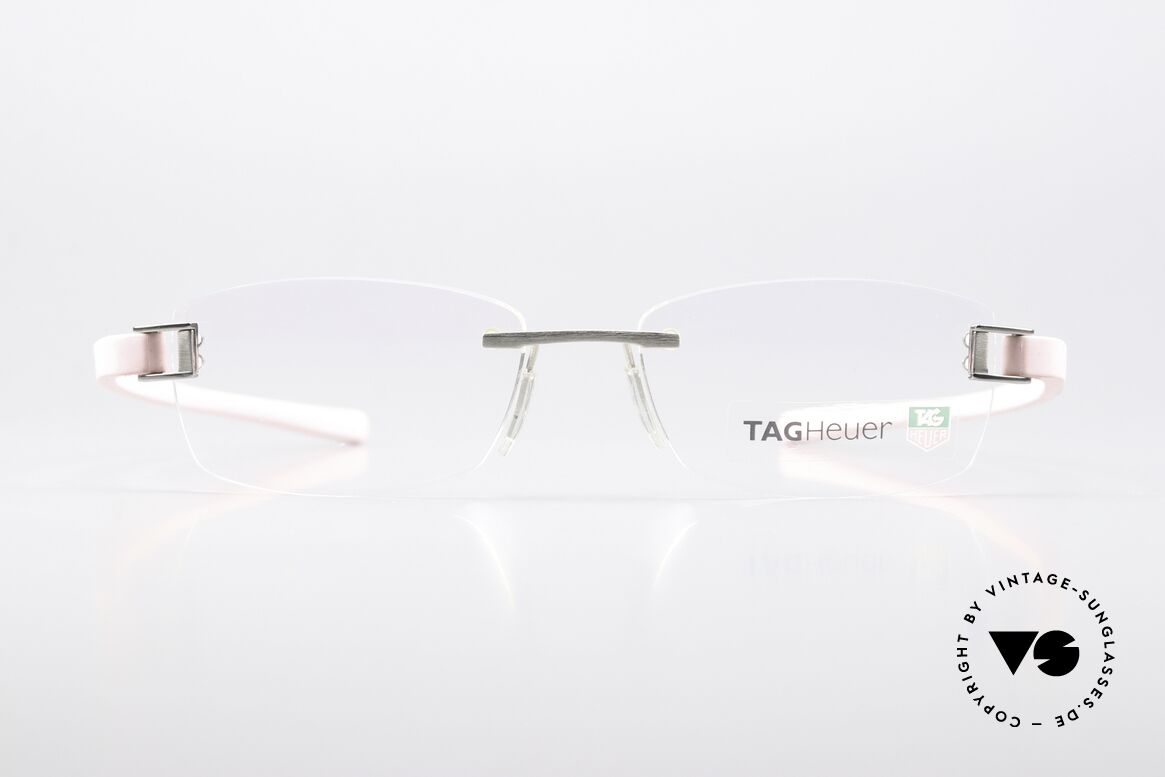 Tag Heuer 7107 Brushed Platinum Rosé, Tag Heuer glasses TH 7107, col. 007, size 54-18, Made for Men