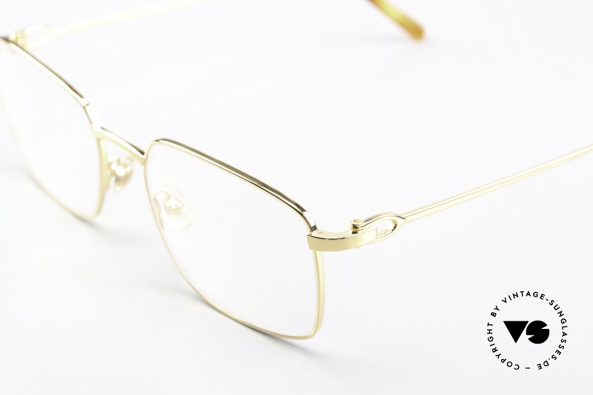 Cartier C-Decor Metal Gold-Plated Eyeglasses, striking metal frame, high-quality GOLD-PLATED, Made for Men
