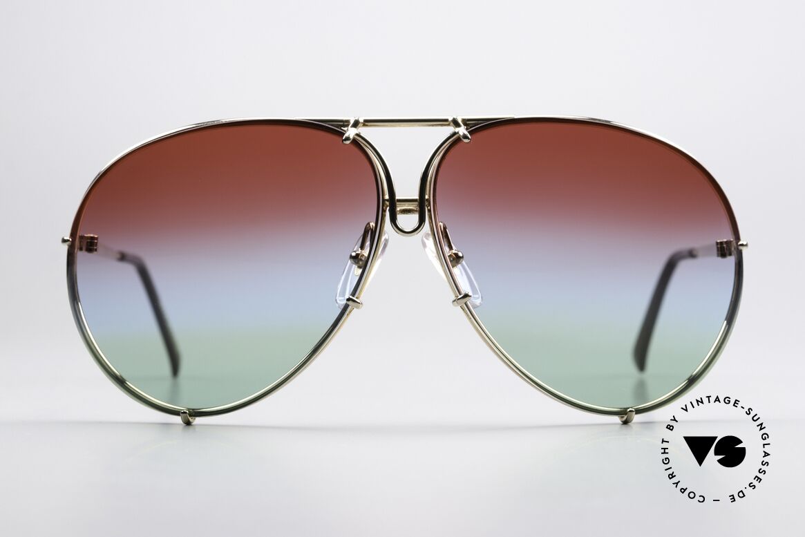 Porsche 5621 Ladies Version Red Blue Green, the 1980's legend with interchangeable sun lenses, Made for Men and Women