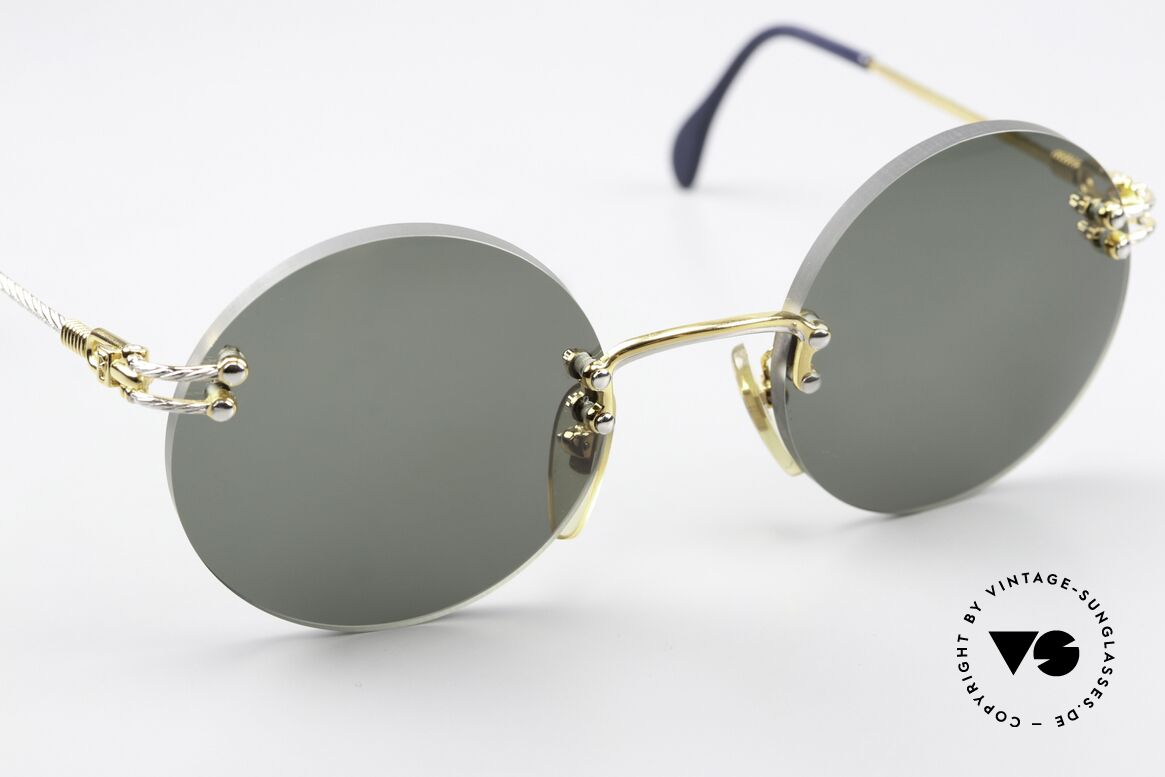 Fred Corvette Round Customized Shades, 2. hand; absolutely mint condition + Fred packaging, Made for Men and Women