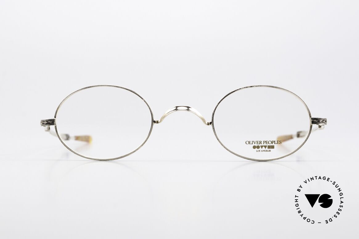 Oliver Peoples OP76G Small Specs Made in Japan, vintage Oliver Peoples eyeglasses from the late 80's, Made for Men and Women
