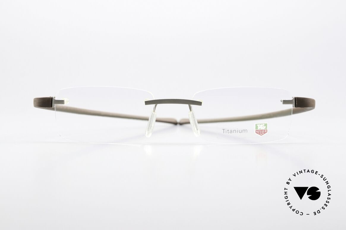 Tag Heuer 3110 Reflex Titanium Specs Rimless, Tag Heuer glasses TH 3110, col. 003, size 50-16, Made for Men