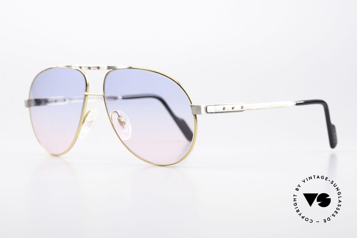 Alpina M1F771 Baby-Blue Pink Sun Lenss, a really interesting frame finish in "vintage look", Made for Men