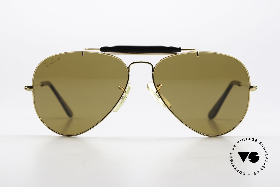 Ray Ban Outdoorsman Driving Chromax Lenses, legendary 80's aviator design in high-end quality, Made for Men and Women