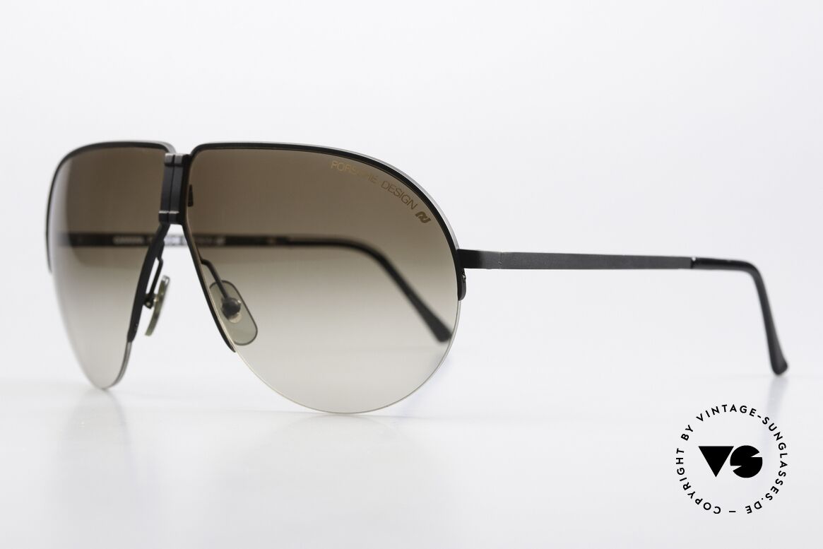 Porsche 5628 Brilliant 80's Folding Shades, half rimless frame (lightweight) very pleasant to wear, Made for Men