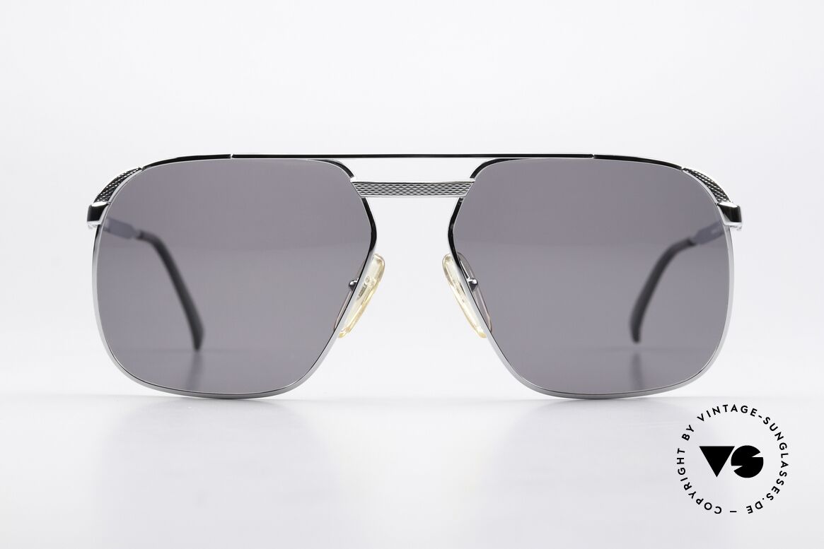 Dunhill 6011 Chrome Plated 80's Shades, noble DUNHILL vintage 80's sunglasses for gentlemen, Made for Men