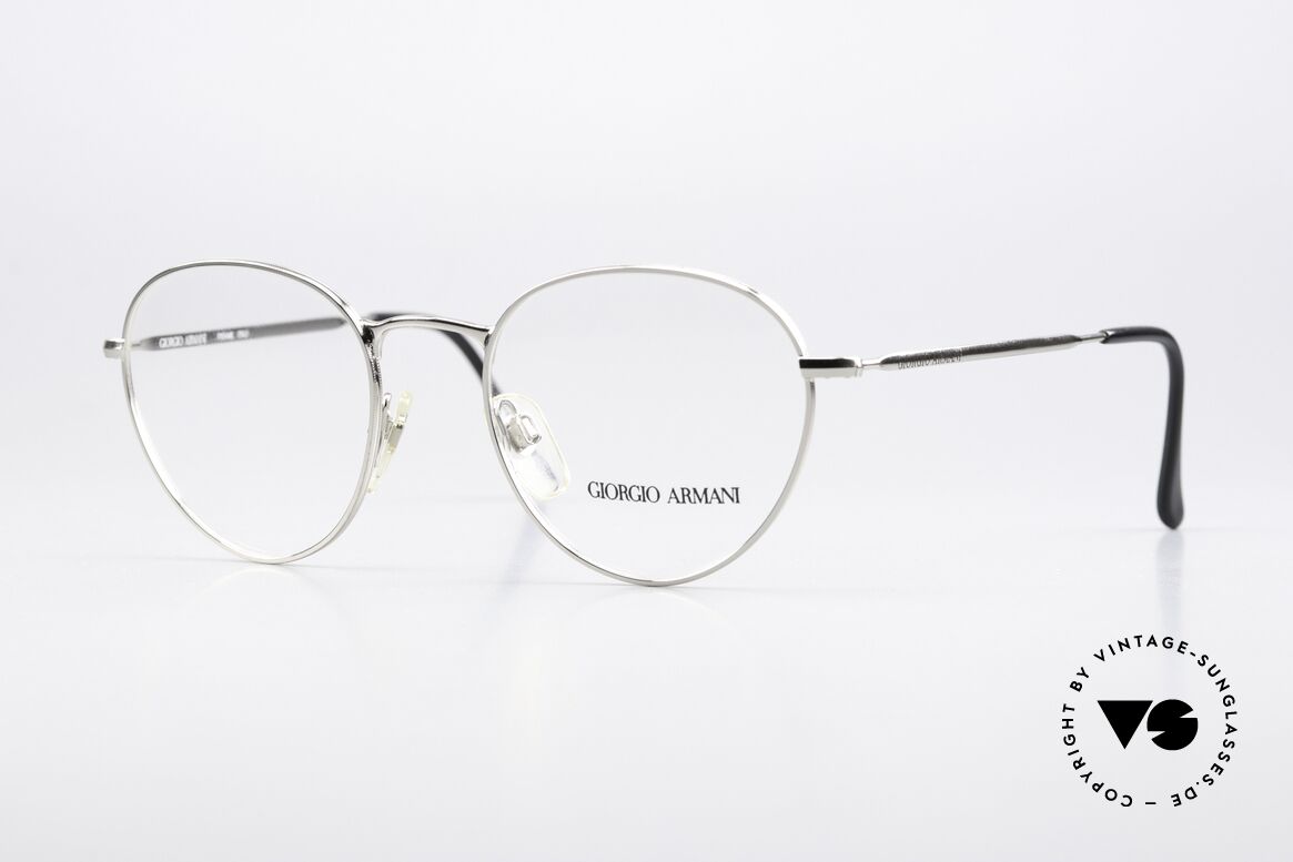 Giorgio Armani 165 Panto Eyeglasses 80s 90s, timeless vintage Giorgio Armani designer eyeglasses, Made for Men and Women