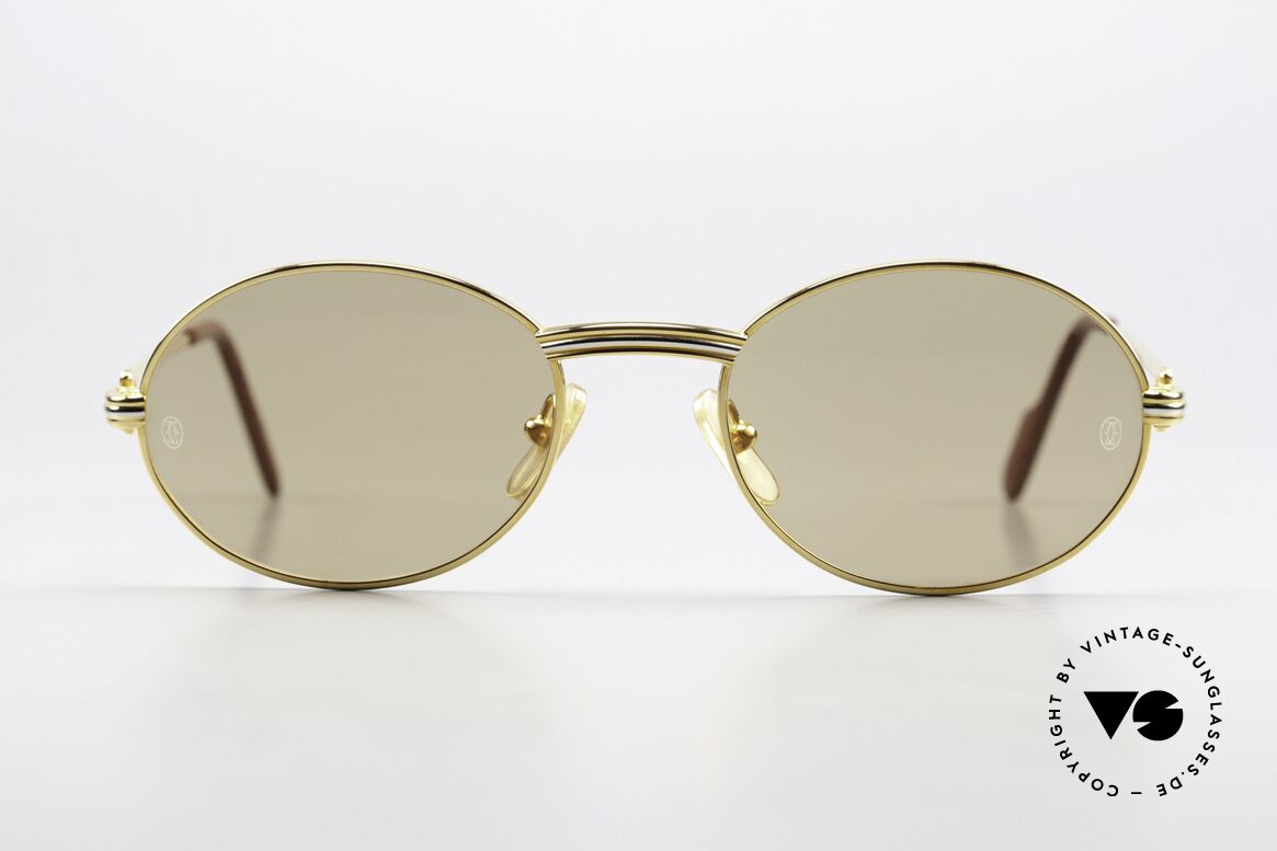 Cartier Saint Honore Luxury Sunglasses 1998, precious and timeless design, in M size 51°20, 140, Made for Men and Women