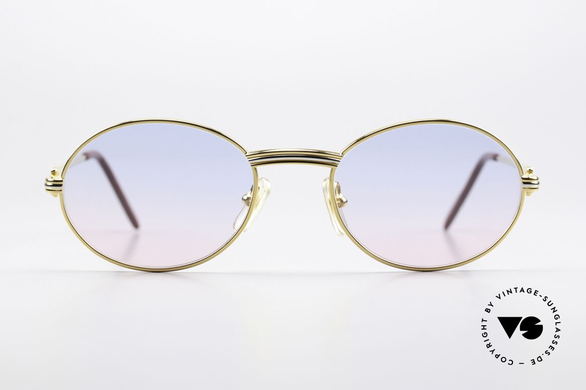 Cartier Saint Honore - M Baby-Blue Pink Sun Lenses, precious and timeless design, in M size 51°20, 140, Made for Men and Women