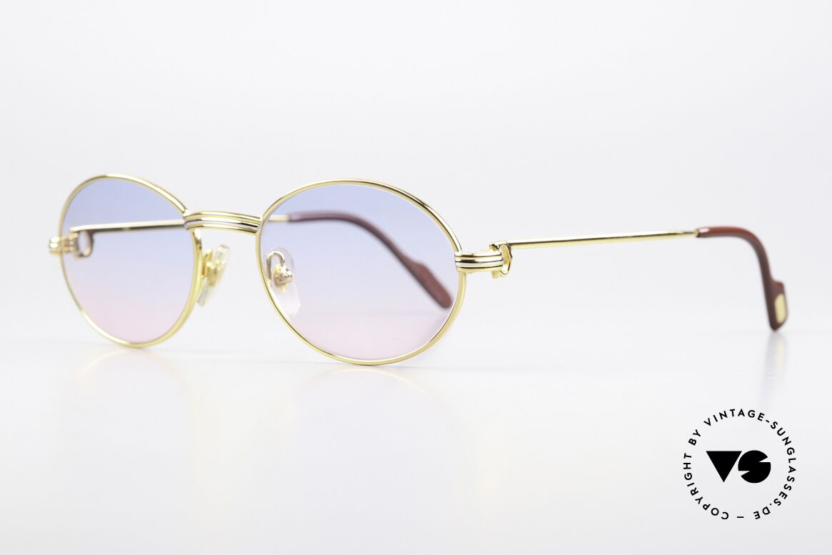 Cartier Saint Honore - M Baby-Blue Pink Sun Lenses, 'Staint Honore' is one of the oldest streets in Paris, Made for Men and Women