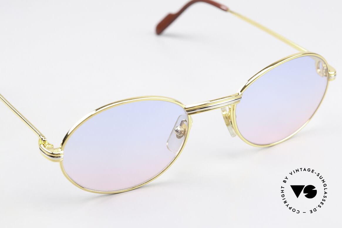 Cartier Saint Honore - M Baby-Blue Pink Sun Lenses, unworn + orig. packing (hard to find in this condition), Made for Men and Women