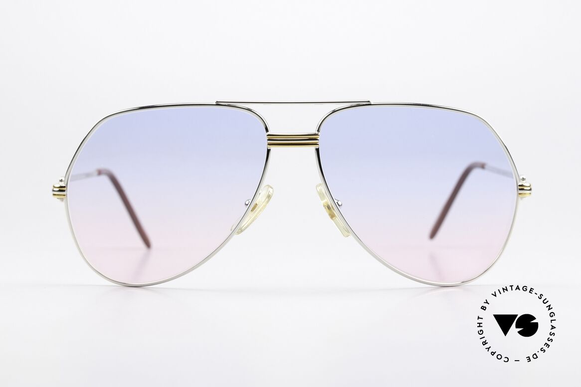 Cartier Vendome LC - L Platinum Sunglasses 1983, mod. "Vendome" was launched in 1983 & made till 1997, Made for Men