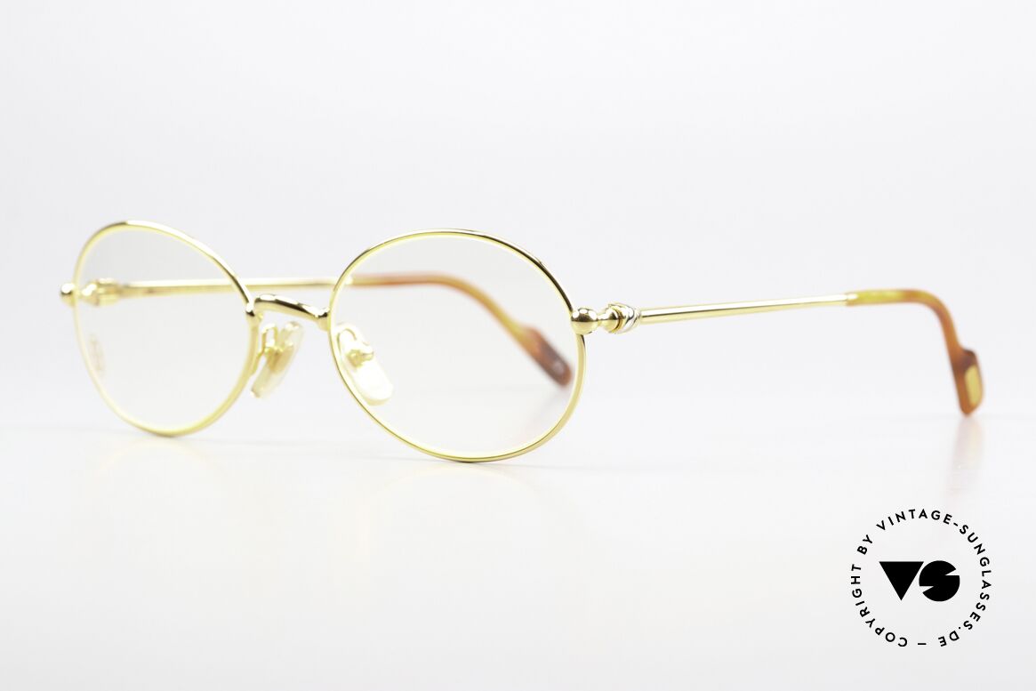 Cartier Saturne - M 90's Frame 22ct Gold Plated, Saturn: Ancient Roman god & planet in the Solar System, Made for Men and Women