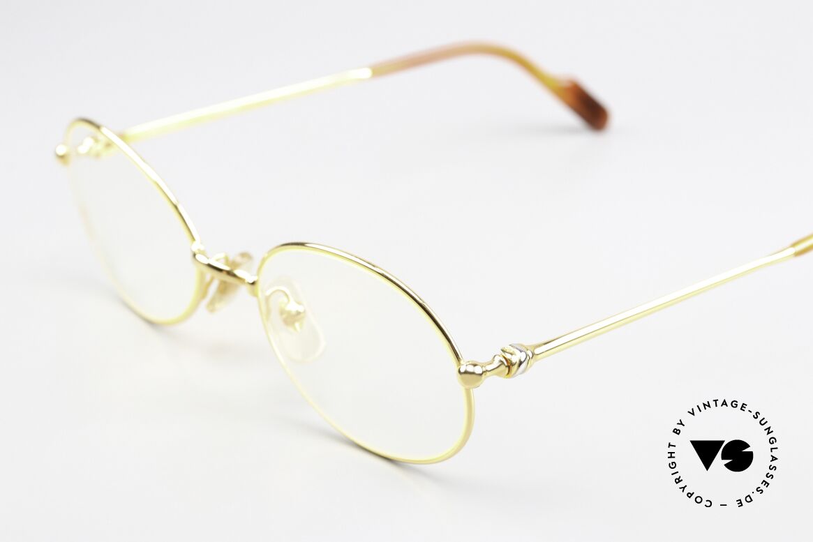 Cartier Saturne - M 90's Frame 22ct Gold Plated, unworn rarity from 1997 with original Cartier packaging, Made for Men and Women