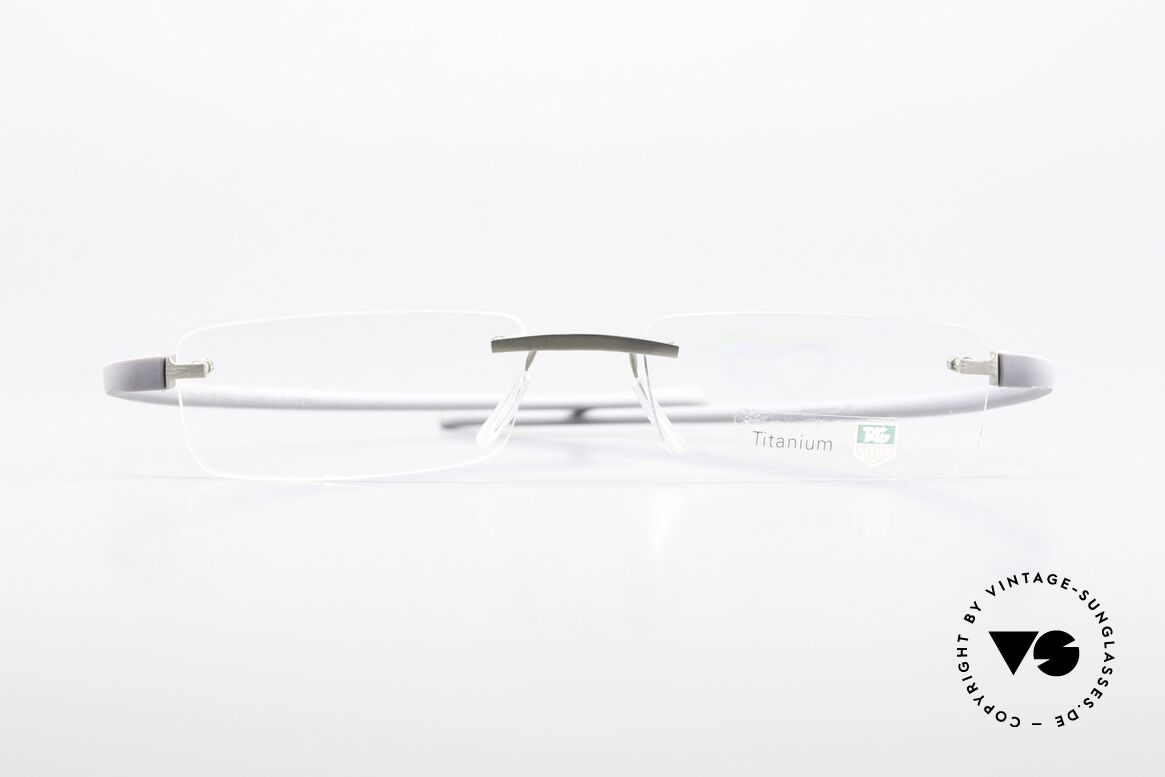 Tag Heuer 3110 Reflex Titanium Specs Rimless, Tag Heuer glasses TH 3110, col. 002, size 50-16, Made for Men
