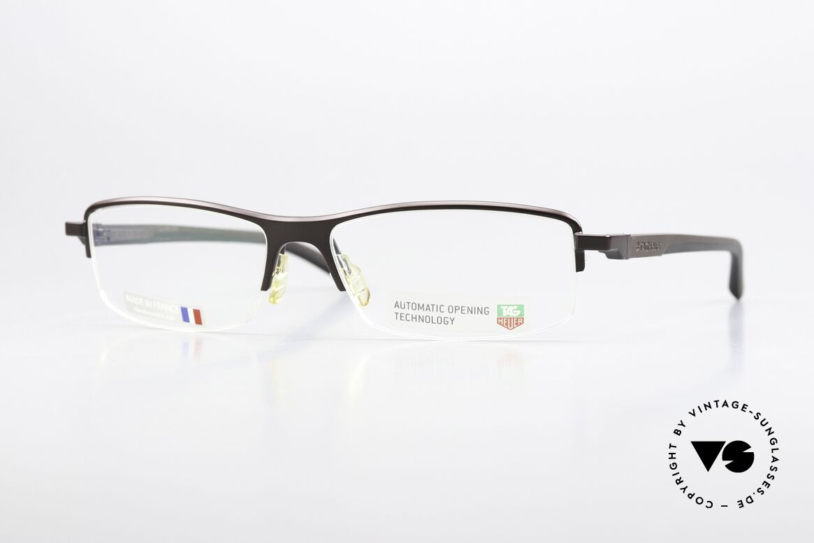 Tag Heuer 0825 Automatic Temples Open Automatically, Tag Heuer glasses mod. 0825, col. 003, size 57-16, Made for Men
