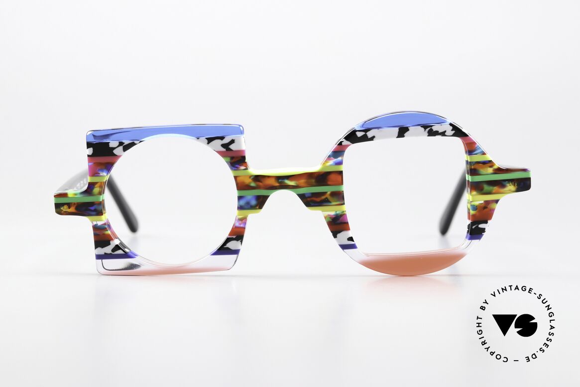 Wissing 2854 Crazy Colorful Eyeglasses, crazy colorful glasses by Wissing, model 2854, Made for Men and Women