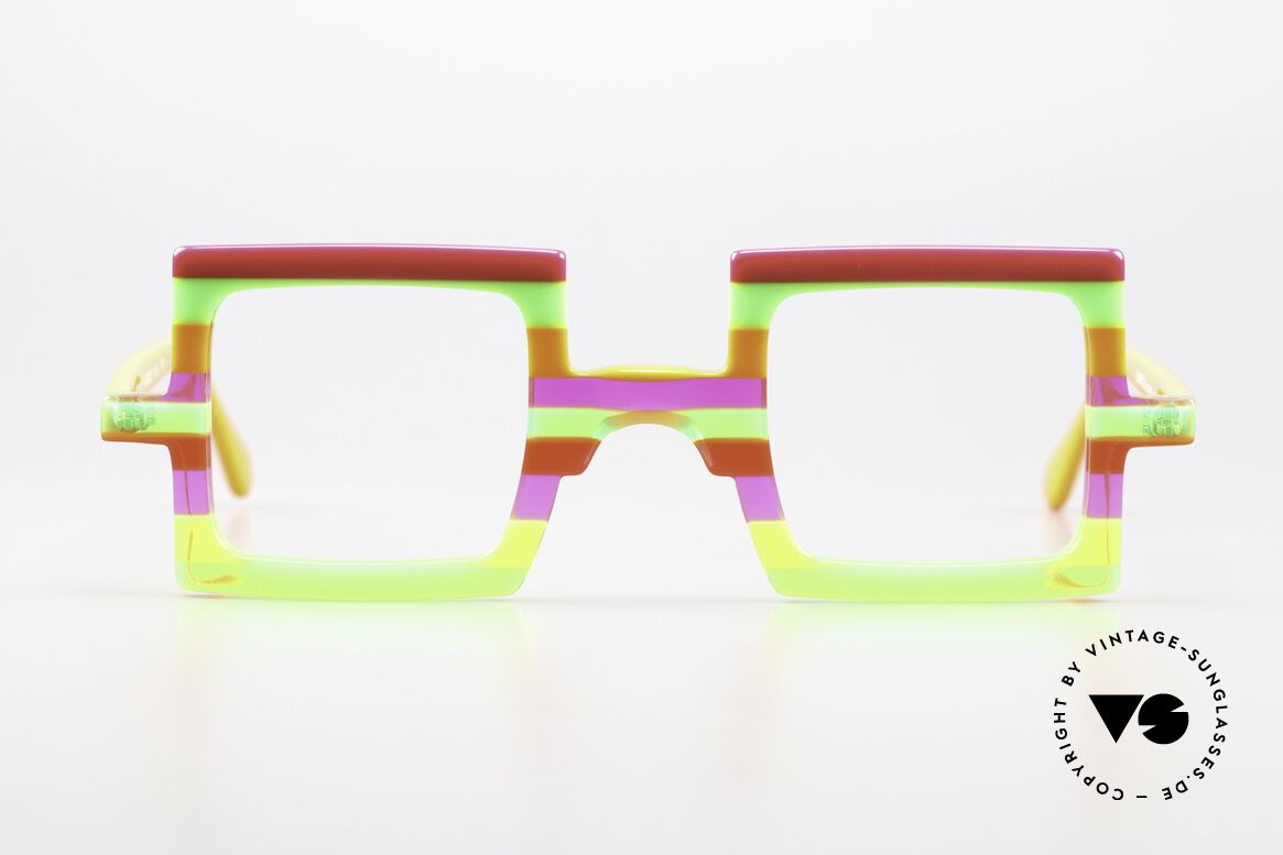Wissing 3273 Crazy Colorful Specs Square, crazy colorful glasses by Wissing, model 3273, Made for Men and Women