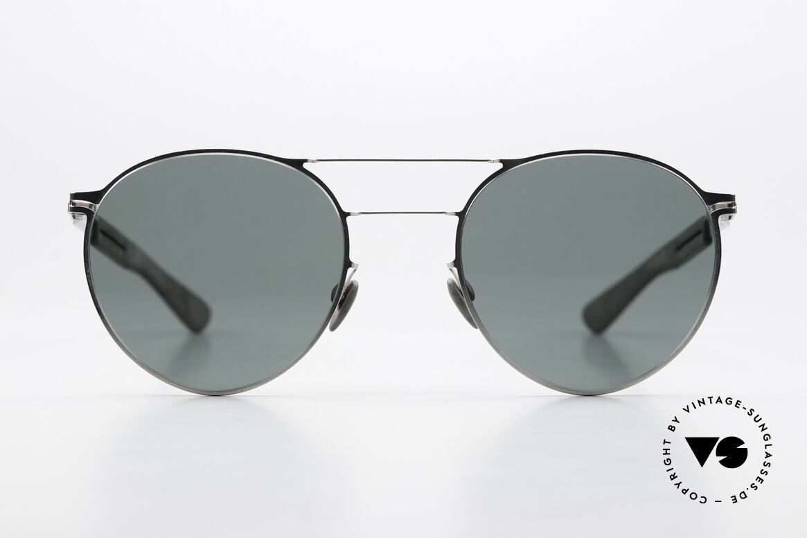 Mykita Mylon Elder Designer Sunglasses Panto, size 52-22, color code 245 (silver / chrome), Made for Men and Women