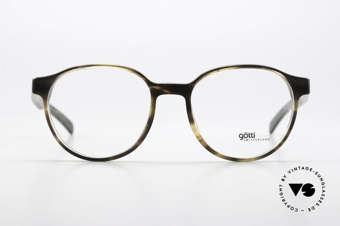Götti Wanj Acetate Frame Panto Style, Götti / Goetti glasses Wanj, col. BSB-M, size 50/17, Made for Men and Women