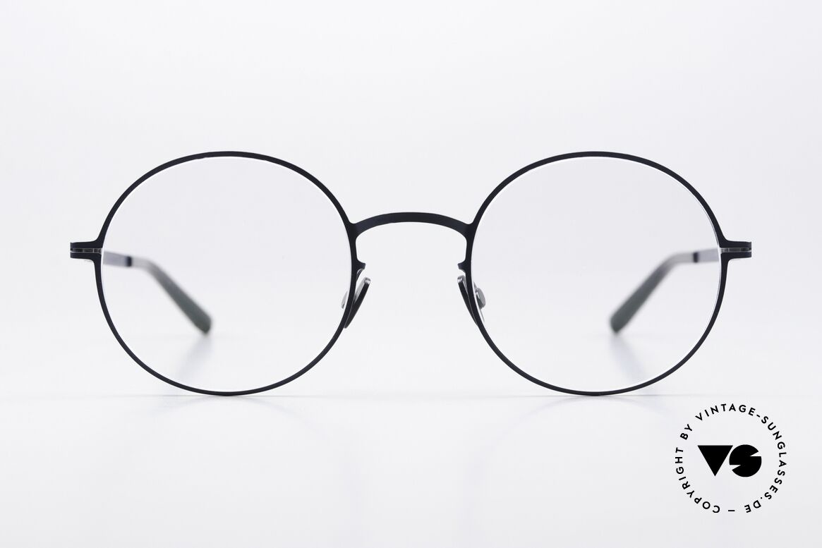 Mykita Quenby Round Specs Dark Blue, round frame from the LITE collection (women & men), Made for Men and Women