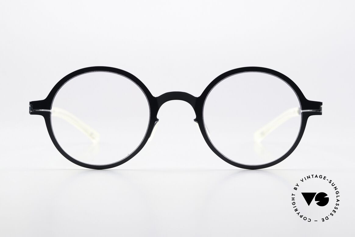 Mykita Thelonius Round Specs In Dark Blue, Mykita glasses, model Thelonius, size 45-23, col 196, Made for Men and Women