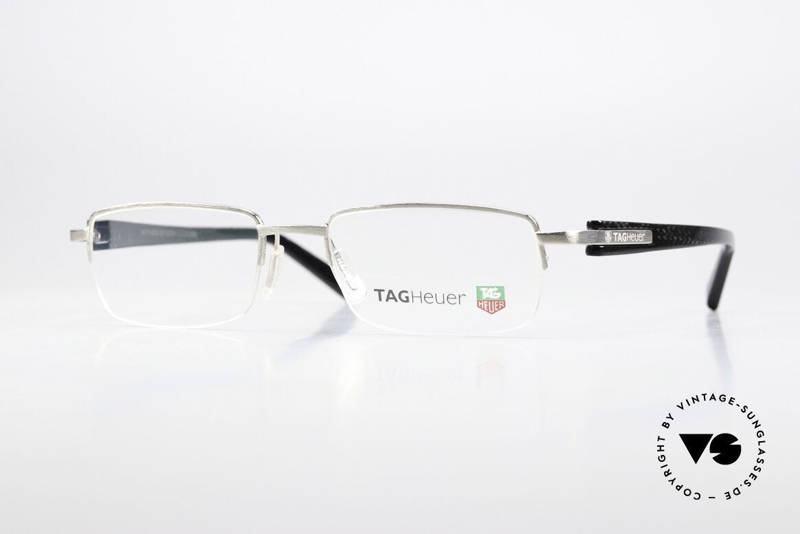 Tag Heuer 8205 Trends Brushed Palladium Carbon, Tag Heuer glasses mod. 8205, col. 007, size 51-18, Made for Men