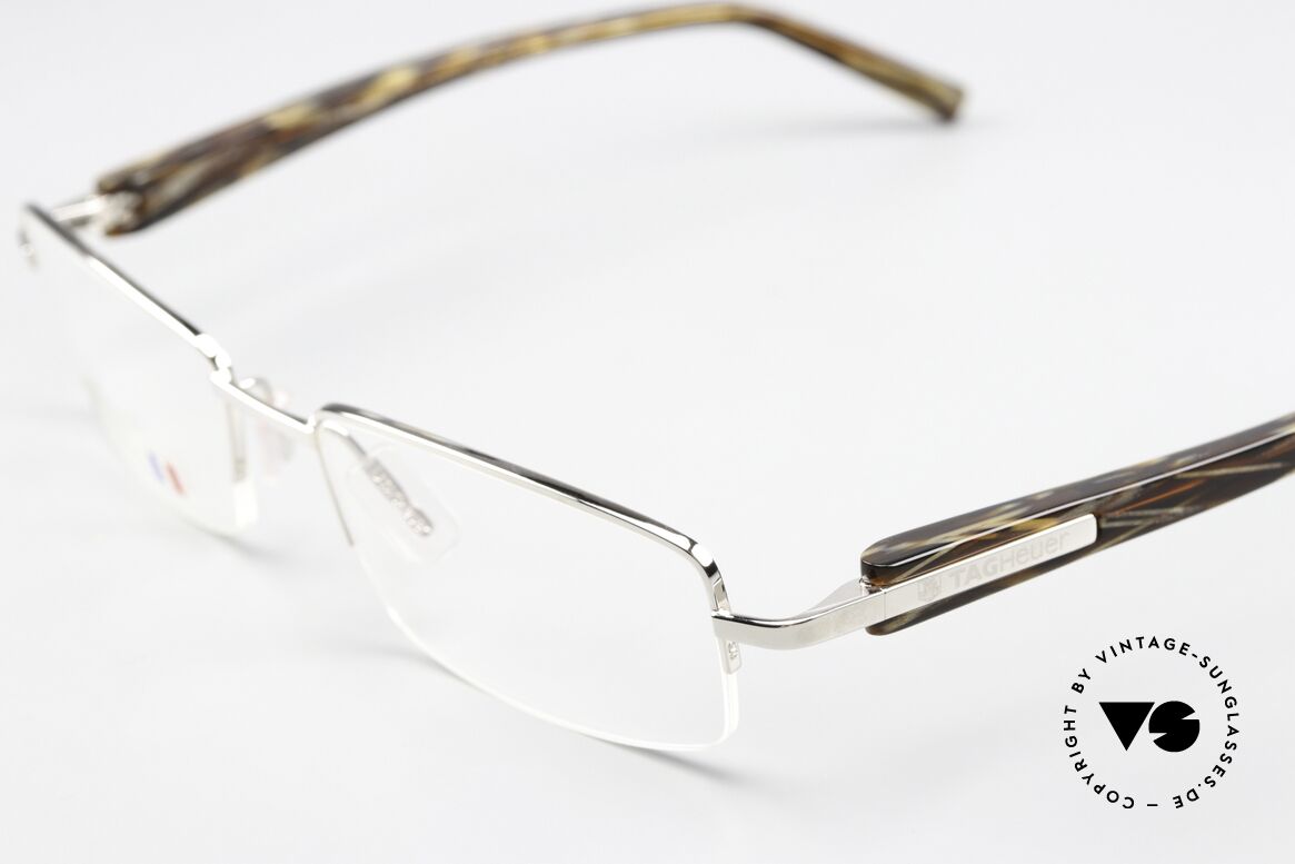 Tag Heuer 8204 Trends Polished Palladium Tortoise, dynamic racing eyeglasses (Avant-Garde Eyewear), Made for Men