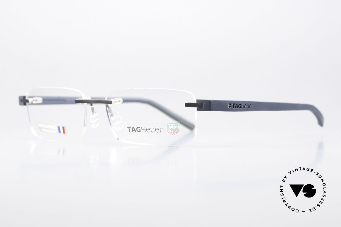 Tag Heuer 3941 Reflex Men's Luxury Frame 2004, with “racing” temples made of elastomer rubber, Made for Men
