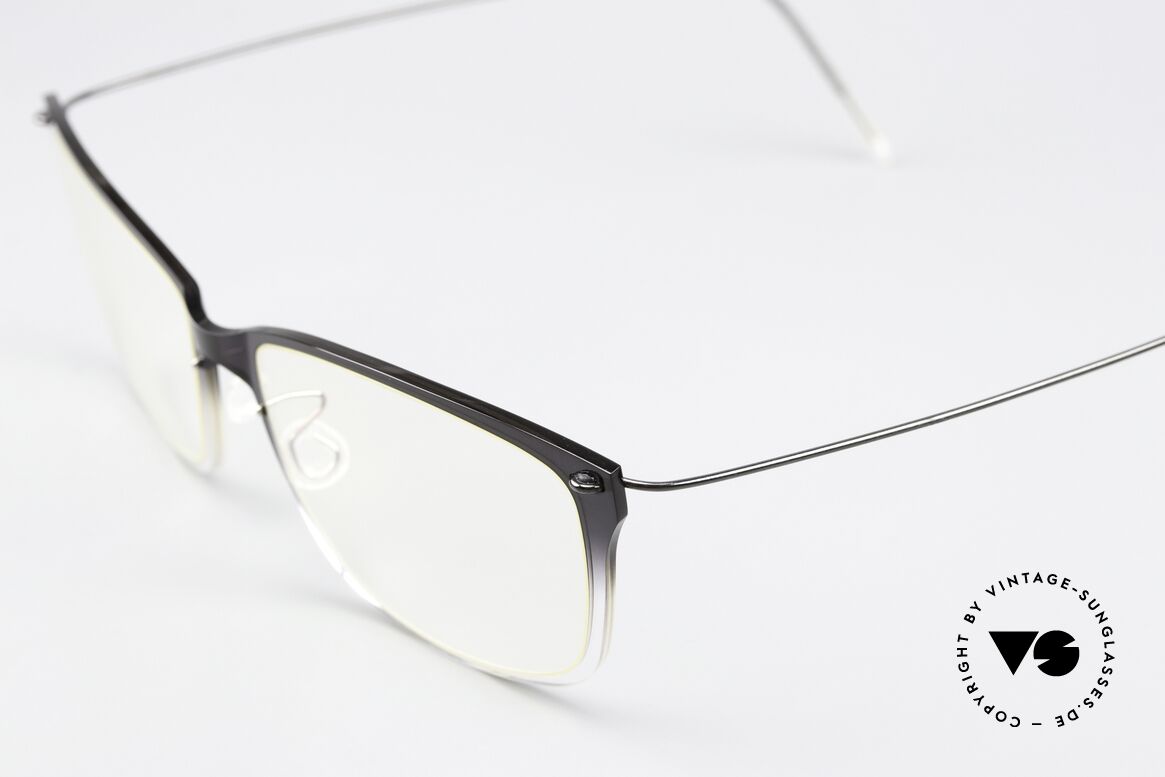 Lindberg 6504 NOW Designer Eyewear Women, wafer-thin semi-transparent front = pure lightness!, Made for Women