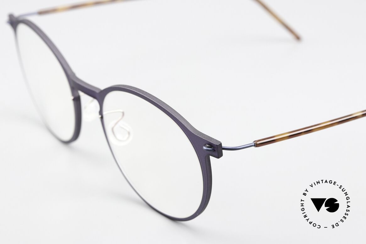 Lindberg 6541 NOW Purple And Tortoise Frame, high quality composite material & titanium temples, Made for Men and Women
