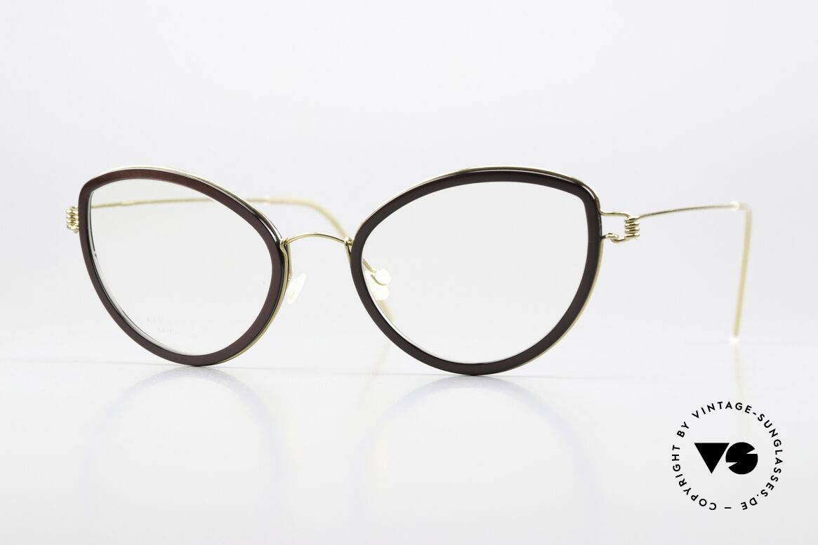 Lindberg Katrine Air Titan Rim Ladies Frame Cateye Style, LINDBERG ladies glasses of the Air Titanium collection, Made for Women