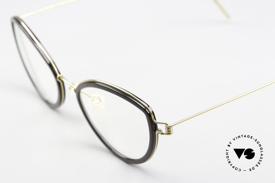 Lindberg Katrine Air Titan Rim Ladies Frame Cateye Style, simply timeless, stylish and innovative: grade 'vintage', Made for Women