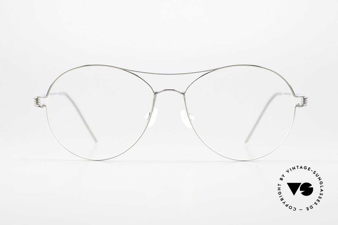 Lindberg April Air Titan Rim Aviator Titanium Frame Unisex, LINDBERG Air Titanium Rim eyeglasses; aviator style, Made for Men and Women