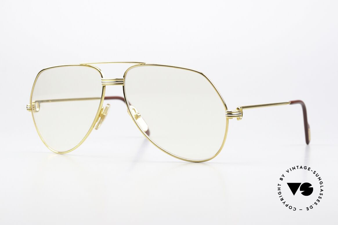 Cartier Vendome LC - L Changeable Sun Lenses, Vendome = the most famous eyewear design by CARTIER, Made for Men