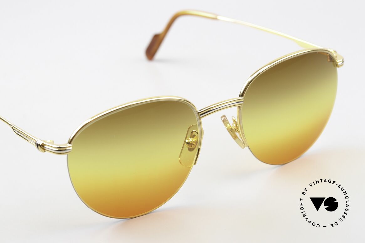 Cartier Colisee - S Round Luxury Shades 90's, functionality & pure lifestyle (Colisee = Colosseum), Made for Men and Women