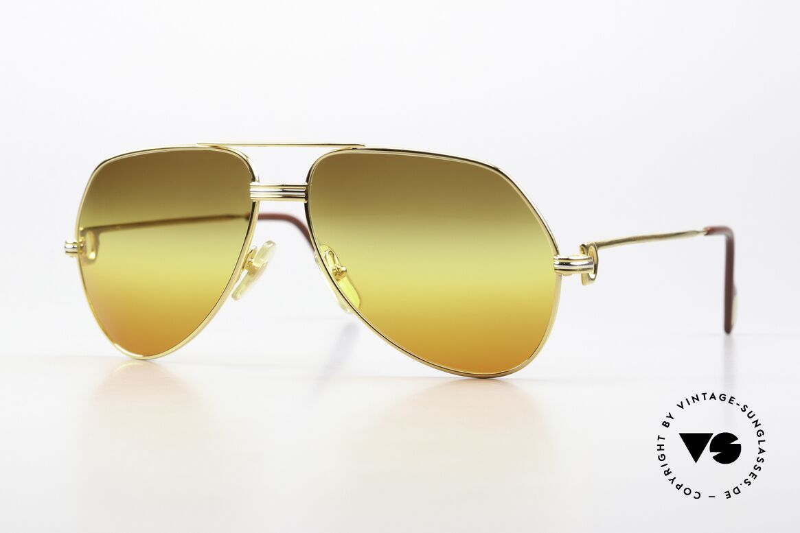 Cartier Vendome LC - M Iconic Aviator Sunglasses, vintage Cartier Vendome glasses; famous aviator style!, Made for Men and Women
