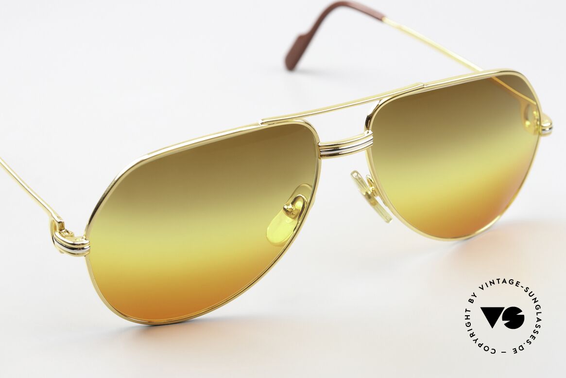 Cartier Vendome LC - M Iconic Aviator Sunglasses, 2. hand model, but in mint condition with CARTIER box, Made for Men and Women