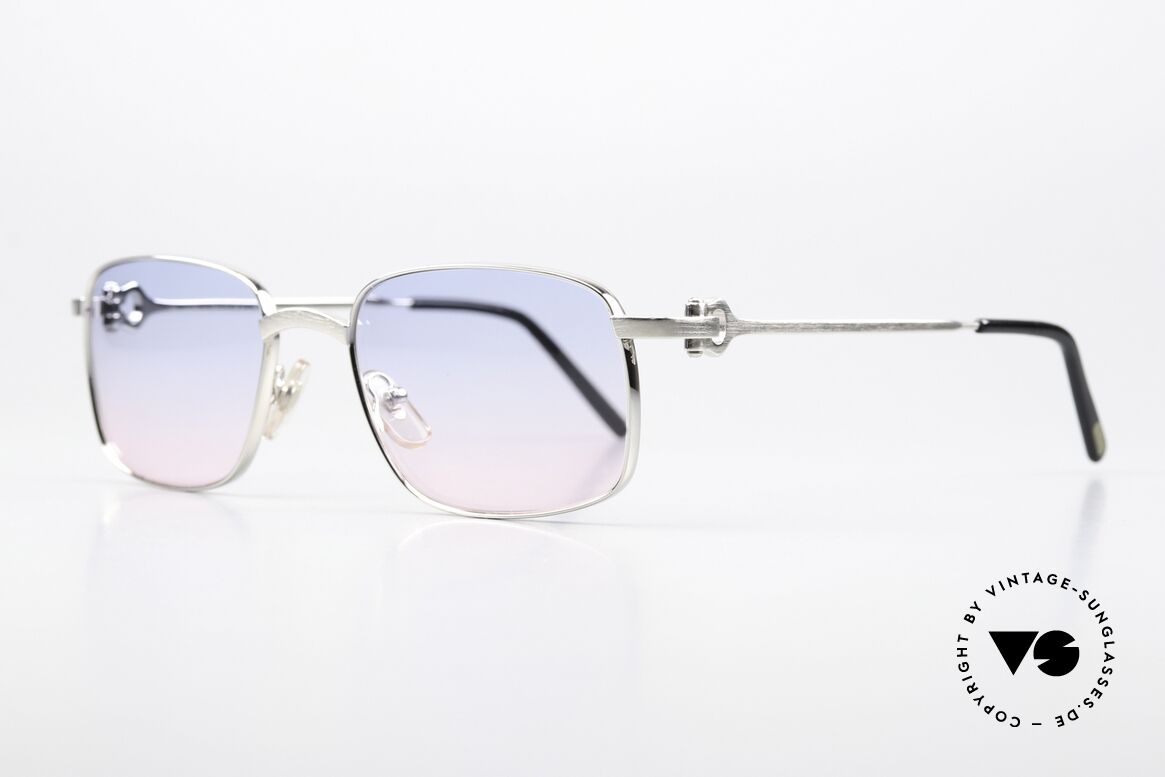 Cartier Temper 90's Frame Brushed Platinum, brushed platinum finish (noble & 1st class quality), Made for Men