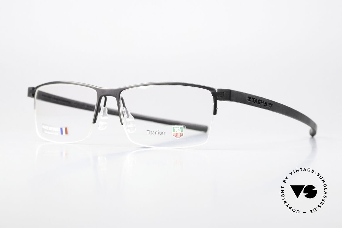 Tag Heuer 3921 Reflex Sporty Elastomer Temples, with “racing” temples made of elastomer rubber, Made for Men