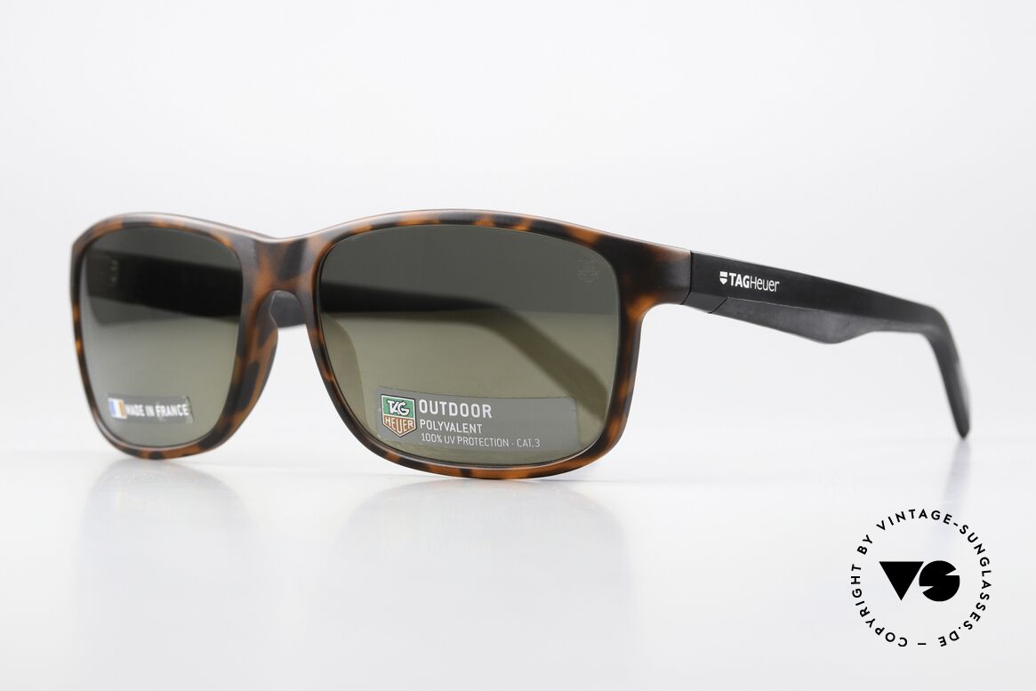 Tag Heuer 583 Sports Shades Polycarbonate, slightly mirrored polycarbonate lenses 100% UV, Made for Men