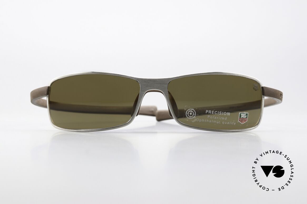 Tag Heuer 5018 Reflex With Polarized Sun Lenses, extremely sporty men's shades, made in France, Made for Men