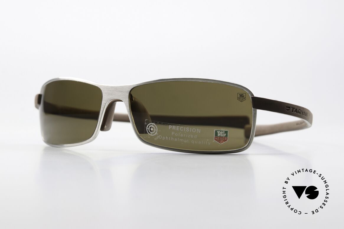 Tag Heuer 5018 Reflex With Polarized Sun Lenses, with “racing” temples made of elastomer rubber, Made for Men