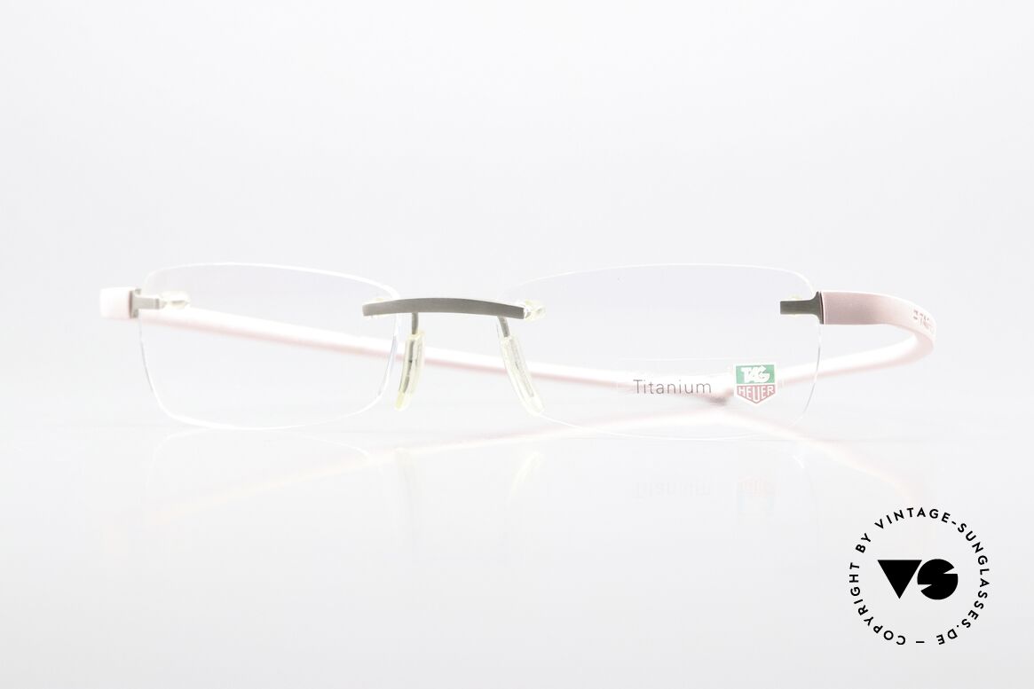 Tag Heuer 3107 Reflex Titanium Specs Rimless, Tag Heuer glasses TH 3107, col. 008, size 51-16, Made for Men