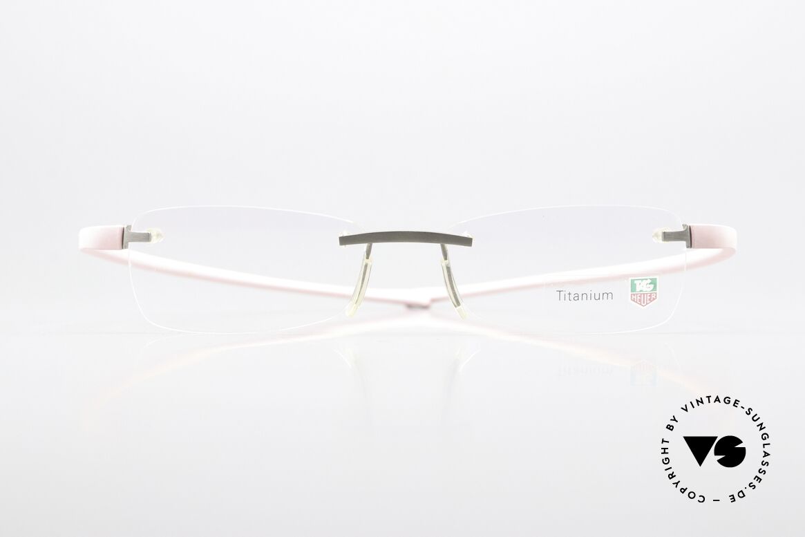 Tag Heuer 3107 Reflex Titanium Specs Rimless, extremely sporty rimless glasses for gentlemen, Made for Men