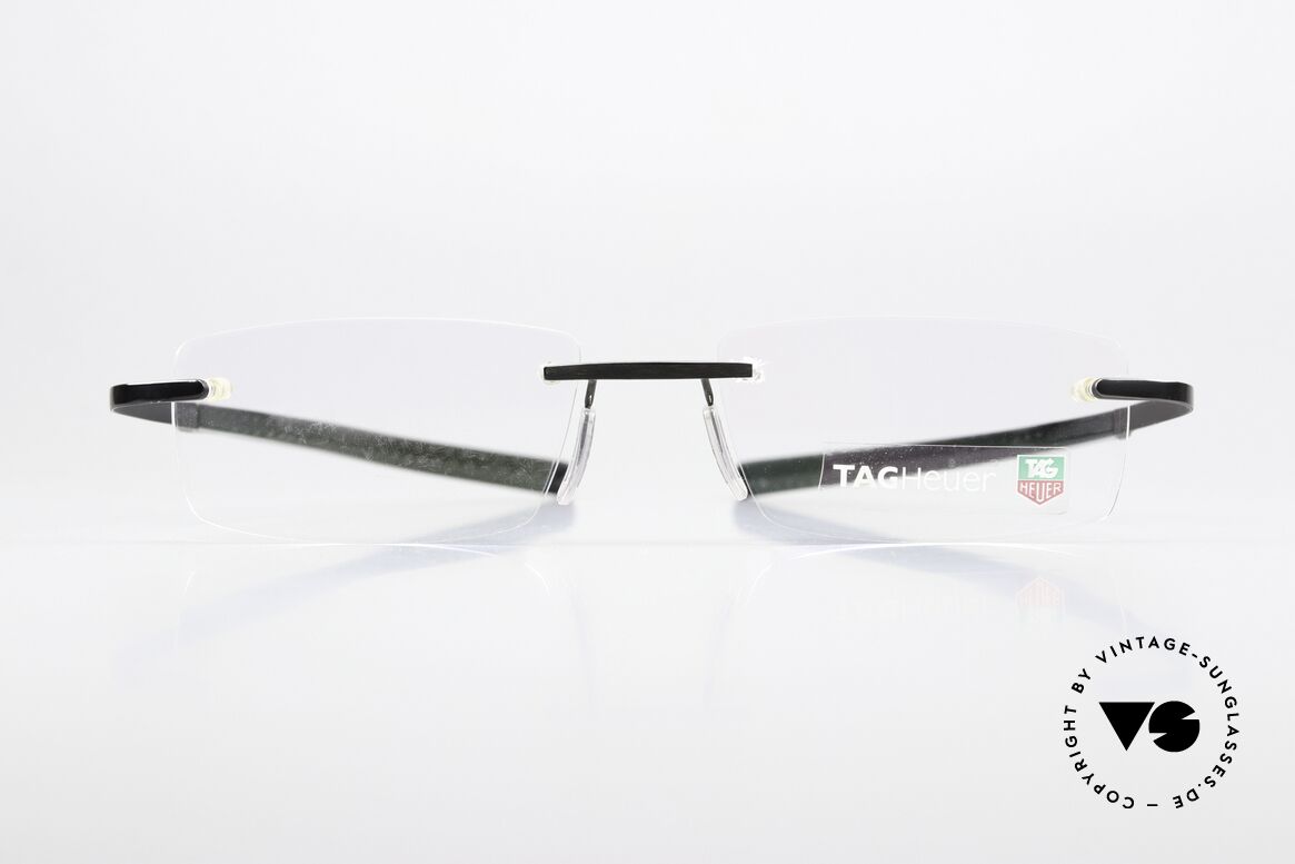 Tag Heuer 0342 Reflex Avant-Garde Racing Glasses, extremely sporty rimless glasses for gentlemen, Made for Men