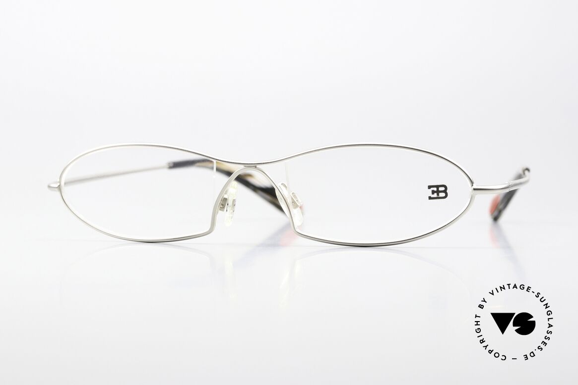 Bugatti 343 Odotype Very Sporty Men's Glasses, original BUGATTI high-tech eyeglass-frame, Made for Men