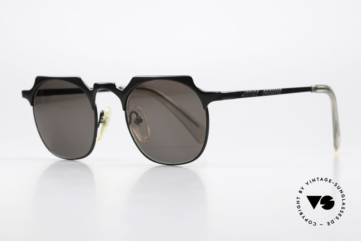 Jean Paul Gaultier 57-0171 90's Panto Designer Shades, square interpretation of the classic "PANTO Design", Made for Men and Women