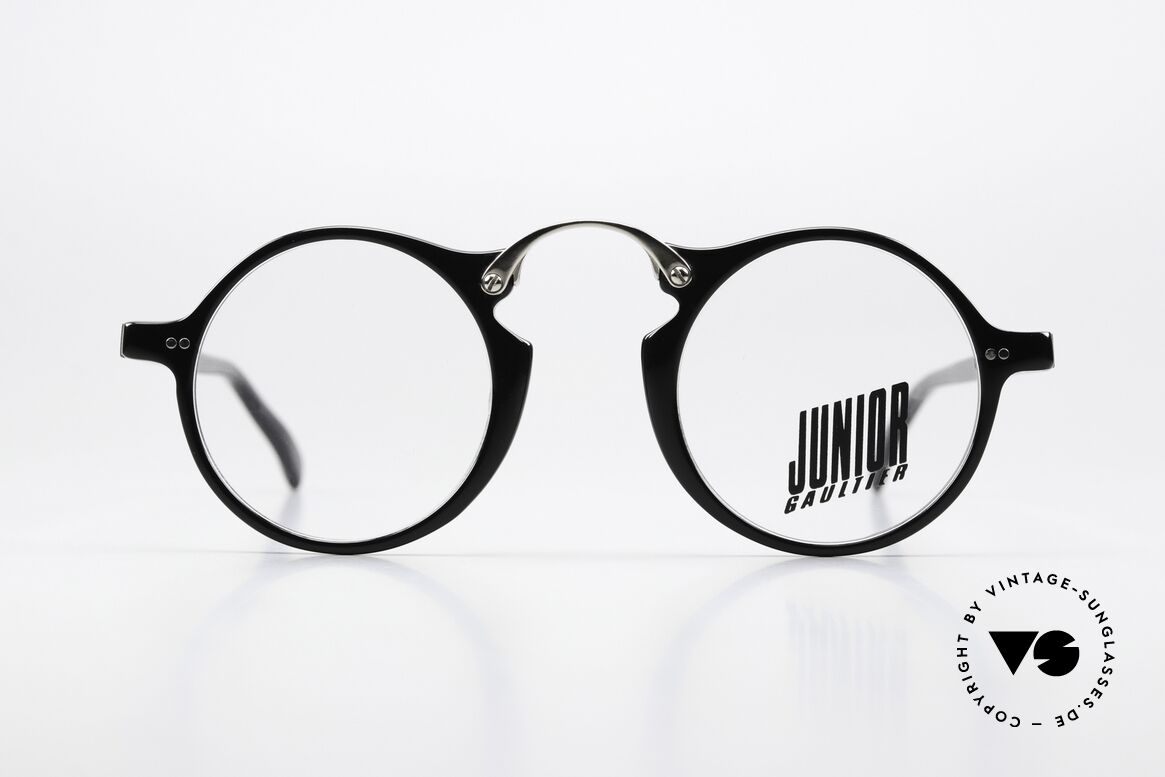 Jean Paul Gaultier 57-0271 Striking Designer Frame 90s, spectacular model of the Junior Gaultier Series, Made for Men and Women