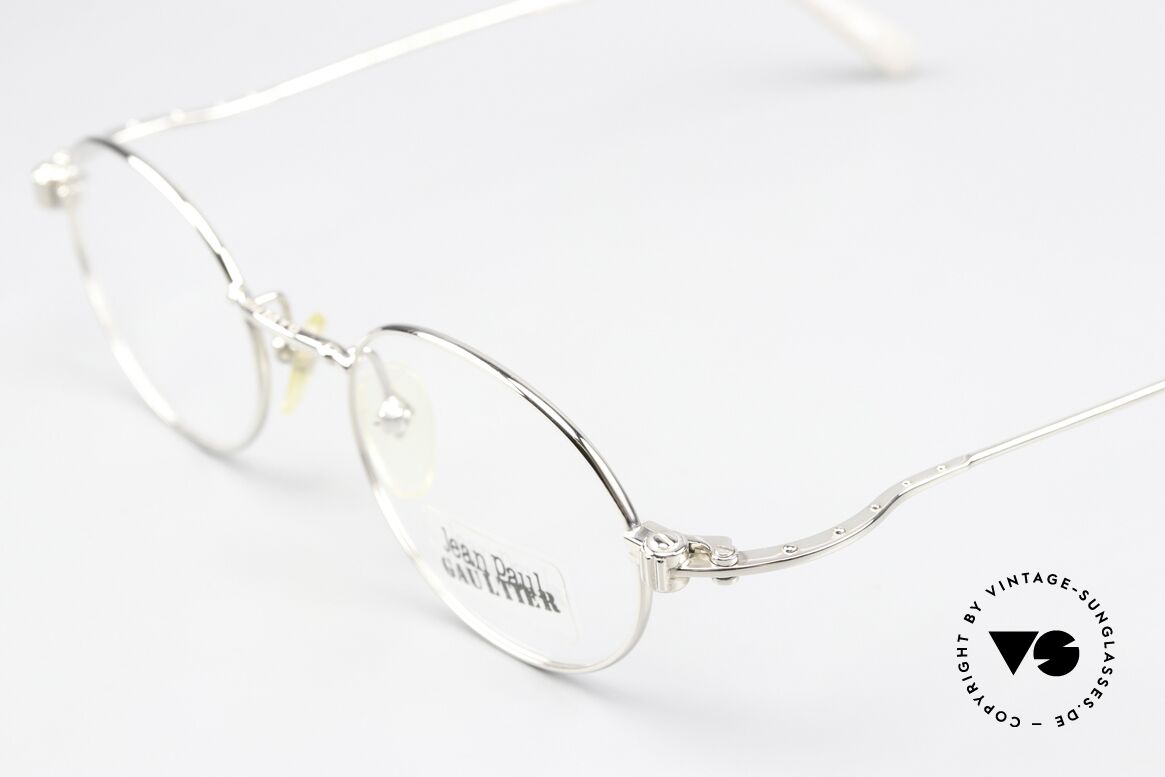 Jean Paul Gaultier 55-6105 Oval 90's Japan Eyewear, unworn (like all our rare old 1990's designer glasses), Made for Men and Women